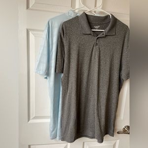 2 men’s XLT athletic polos